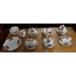 ALLERTONS CHINA PART TEA SERVICE INCLUDING CAKE PLATES