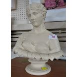 COMPOSITE CLASSICAL STYLE BUST OF WOMAN