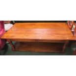 BRIGHTS OF NETTLEBED RECTANGULAR COFFEE TABLE WITH TWO DRAWERS