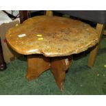 RUSTIC BURR ELM OCCASIONAL TABLE