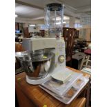 KENWOOD CHEF CLASSIC FOOD MIXER WITH ATTACHMENTS