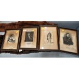 FOUR FRAMED AND GLAZED 19TH CENTURY ENGRAVINGS INCLUDING DUKE OF WELLINGTON, VICTORIA AND PRINCE