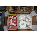 A mid century Retro style Elegance by Biltons England Tea Set together with a matching Child's tea