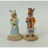 Royal Doulton UK.I.C Bunnykins Punch DB234 and Judy DB235.