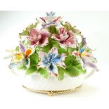Large ceramic Italian Floral centerpiece ,