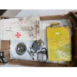 Mixed collection of items to include Ammunition tins,
