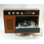 Mini Gram branded mid century teak cased hifi unit