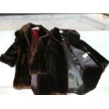 Two heavy Hungarian Pannofix fur jackets(2)