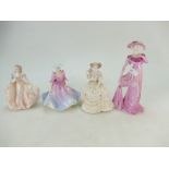 Coalport figurines to include The Garden Party, Sharon,