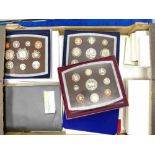 UK proof coin year sets 2000 / 01 / 02 with boxes & coa's,