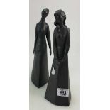 Two Royal Doulton figures Contemplation 2241 and Tranquility 2426 (2)