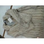 Ladies blonde fur jacket approx size 12