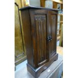 20th Century oak Jaycee small two door cabinet