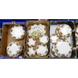 Royal Albert Old Country roses dinner set comprising 3 large oval platters, 27 dinner plates,