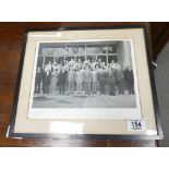 Framed Cold Era Dedicated photograph of The Members of the British Atlantic Committee visiting