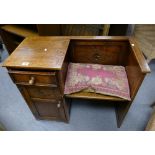 Unmarked but presumed old charm hall/ telephone chair