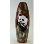Anita Harris Panda Havana Vase, height 50cm,