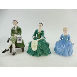 Royal Doulton figures from the Williamsburg series to include A Lady from Williamsburg HN2228,