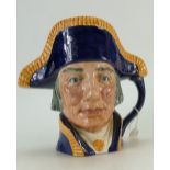 Royal Doulton large character jug Lord Nelson D6336