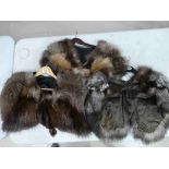 Three vintage fur stoles (3)