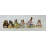 Beswick Beatrix Potter figures Mr Benjamin Bunny, Samual Whiskers, Diggery Diggory Delvet,