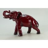 Royal Doulton flambe model of a elephant,