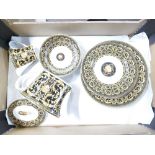 Decorative classically decorated part set with some matching dinnerware