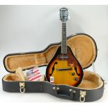 Antoria Branded 8 string electric mandolin with matching case