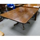 George III mahogany breakfast table (115cm Wide x 145cm Depth x 71cm Tall)