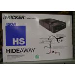 Kicker Branded Livin Loud 150 watt HS Hidaway Subwoofer enclosures(2)