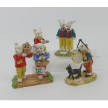 Royal Doulton Rupert the bear figurines Where did you get the fruit RB24, Banging on the drum