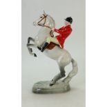 Beswick Hunstman on Grey Rearing Horse (