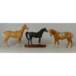 Beswick Matt Palomino Swishtail horse 1182,