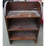 20th Century oak 3 tier bookcase