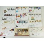 Large quantity of FDC First Day Covers from 1969 including higher values,