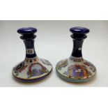 Two Wade Pussers Rum decanters(2)