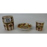 Royal Crown Derby Imari Pattered small dish,