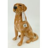 Beswick figure of a large fireside Golden Labrador 2314