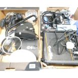 A mixed collection of items to include a Gorilla amp, two mens razors, stethoscope,