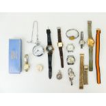 A collection of ladies and gents vintage watches to include Smiths, Sekonda, Ingersoll, Cimier,