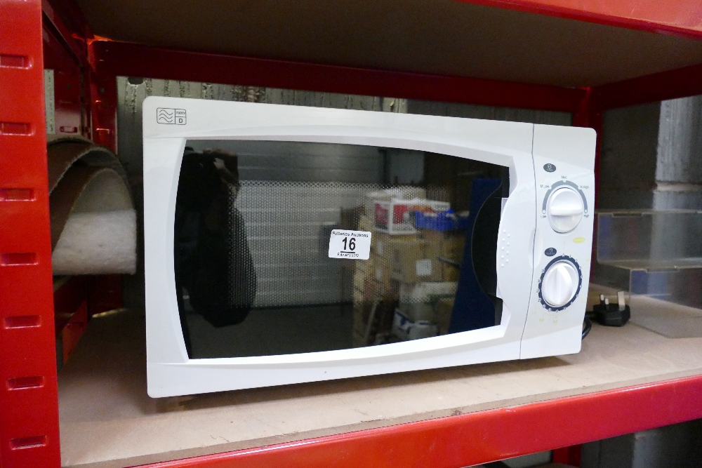 Curry's branded microwave