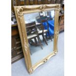 Vintage ornate gilt framed over mantle