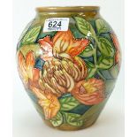 Moorcroft Large Vase with Flame of the Forest design by Philip Gibson