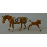 Beswick Palomino Boys Pony 1480 (nips to