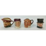 Royal Doulton small character jugs John