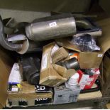 A large quantity of automotive parts and accessories