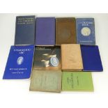 A collection of vintage books on collect