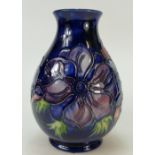 Moorcroft vase decorated in the Anemone