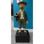 Large fibreglass novelty figure of a com