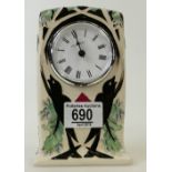 Moorcroft Talwin Clock 16cm high.
